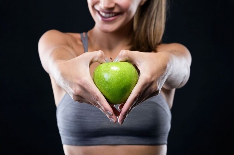 Apple diet to lose weight in a week