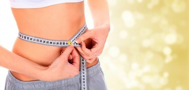 Measure your waist when losing weight