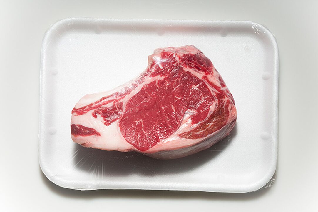 Many foods, such as red meat, are excluded from a gout diet. 